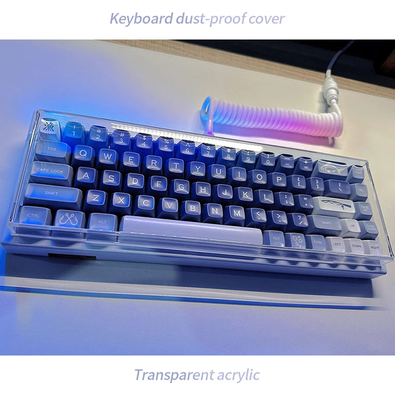 Acrylic Keyboard Clear Protector Case Mechanical Keyboard Dust Cover