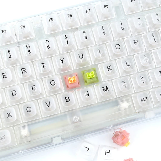 Outemu Silent Peach V3 Switches Lubed Update Silent Lemon V3 Switch