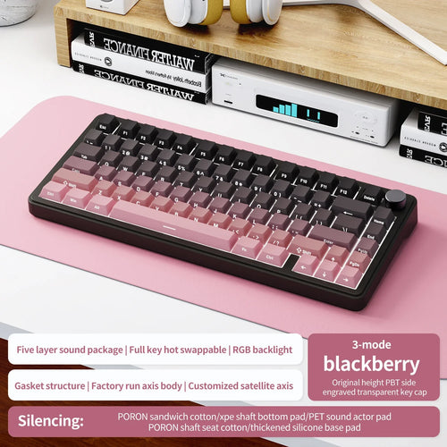 Attack Shark X85 2.4G Wireless Mechanical Keyboard,Bluetooth Tri-mode,