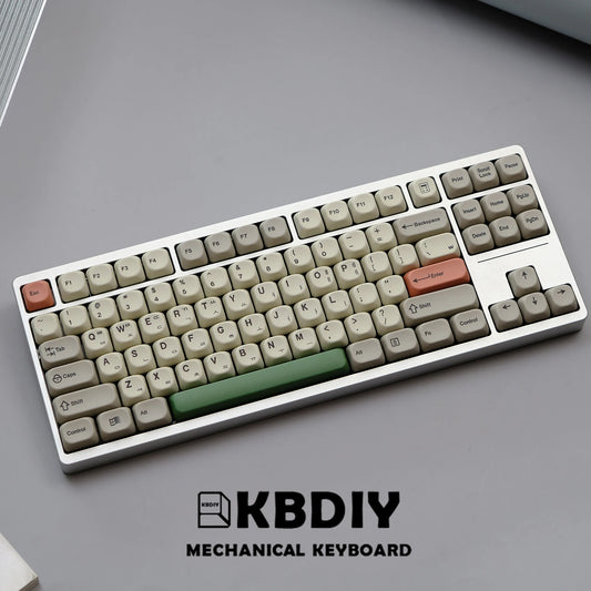 KBDiy KOA Profile Keycap GMK Style Retro 9009 Theme PBT Keycaps For