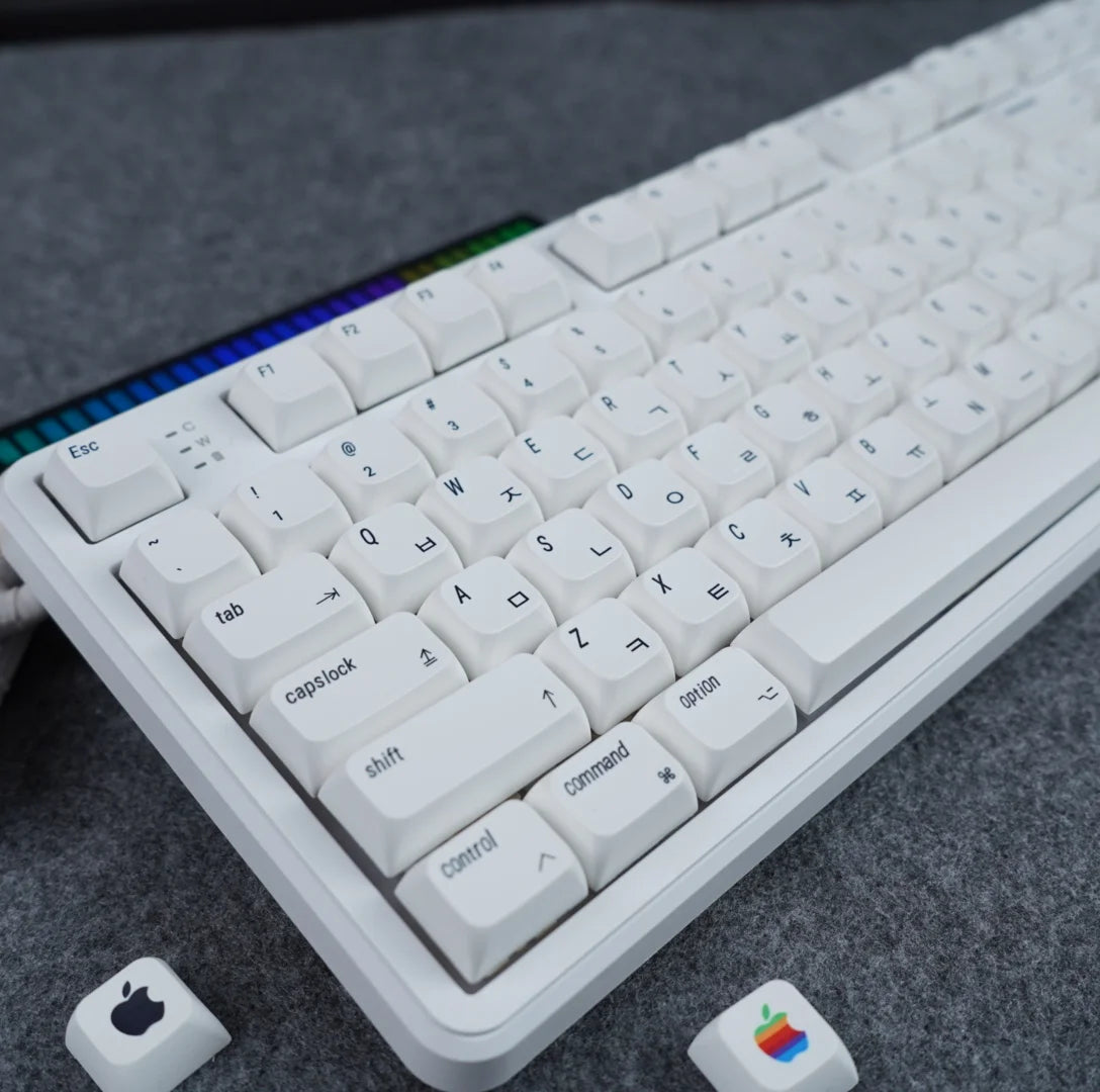 MAC Keycaps PBT XDA Height Korean 127 Keys for Mechanical Gaming