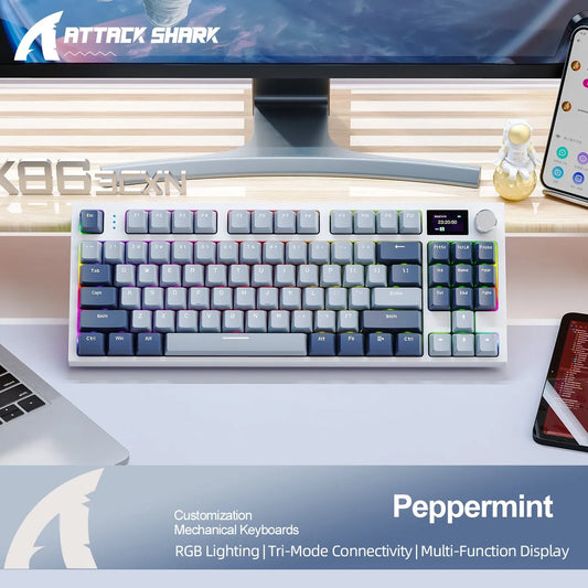 K86 Wireless Hot-Swappable Mechanical Keyboard Bluetooth/2.4g With