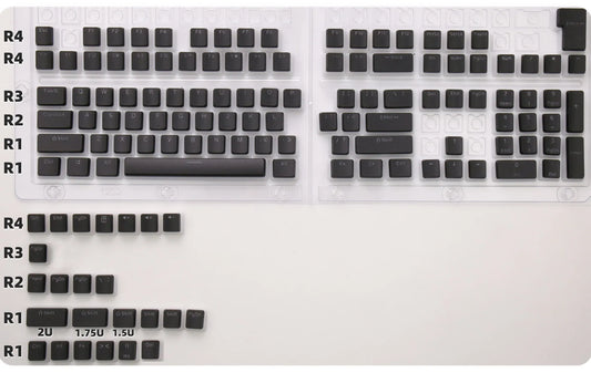 129 Keys Pudding Keycaps OEM Profile PBT Double Shot Keycap For Mx