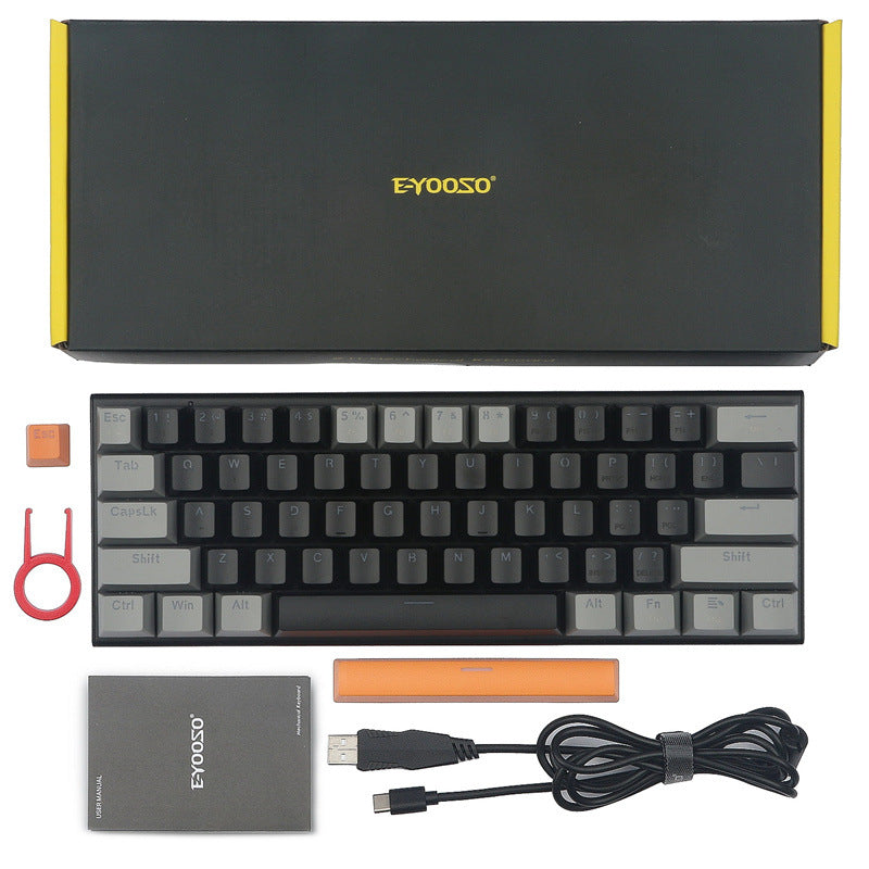 Dual-Tone Mechanical Keyboard Caps for Gaming PC with RGB Backlight