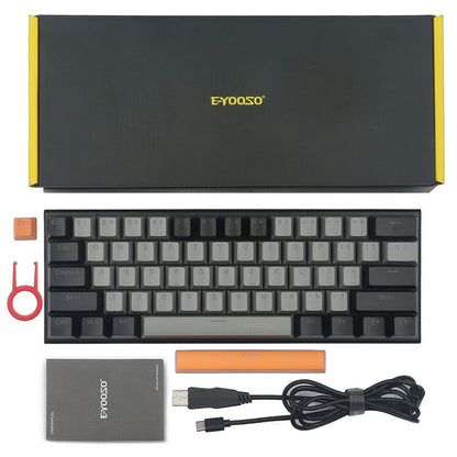 Dual-Tone Mechanical Keyboard Caps for Gaming PC with RGB Backlight