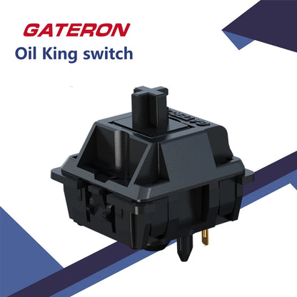 Gateron new oil king 2.0 switch three-layer pin self-lubricating