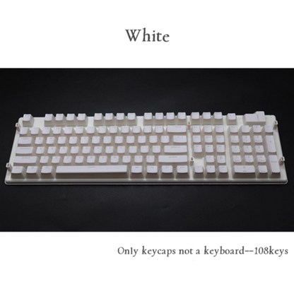 OEM Profile PBT Keycaps 108 Keys Pudding Keycap For Cherry MX Switch