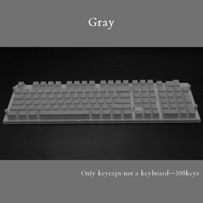 OEM Profile PBT Keycaps 108 Keys Pudding Keycap For Cherry MX Switch
