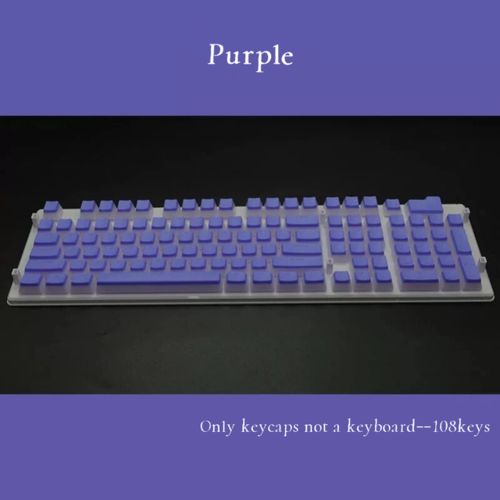 OEM Profile PBT Keycaps 108 Keys Pudding Keycap For Cherry MX Switch