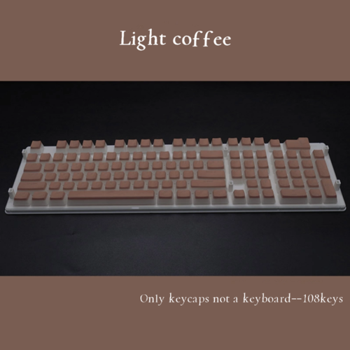 OEM Profile PBT Keycaps 108 Keys Pudding Keycap For Cherry MX Switch