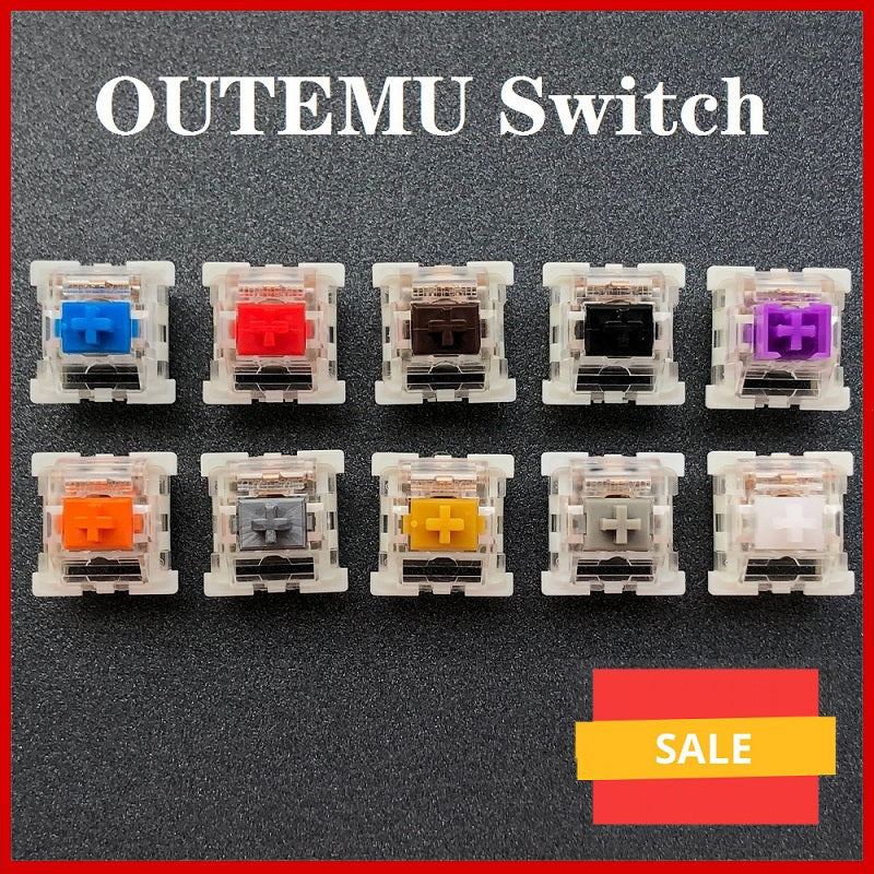 Outemu Switch Mechanical Keyboard Switch 3Pin Clicky Linear Tactile