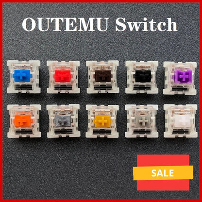 Outemu Switch Mechanical Keyboard Switch 3Pin Clicky Linear Tactile