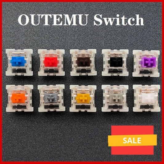 Outemu Switch Mechanical Keyboard Switch 3Pin Clicky Linear Tactile