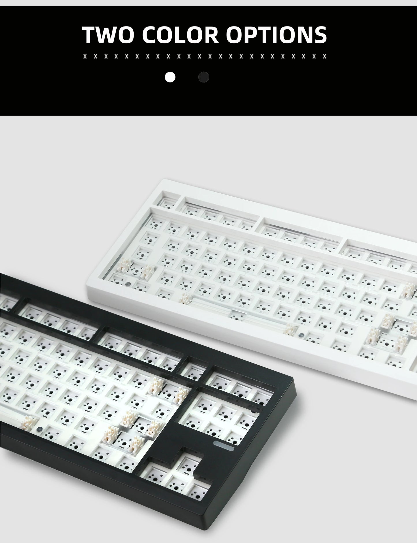 ZUOYA GMK87-L Mechanical Keyboard KIT 3-Mode Wireless Bluetooth Hot