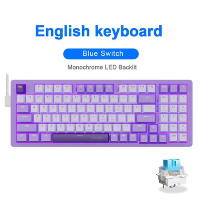 E-YOOSO Z94 USB Mechanical Gaming Keyboard Wired Monochrome Backlit 94