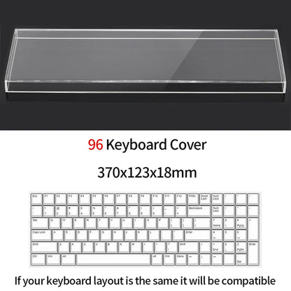 Acrylic Keyboard Clear Protector Case Mechanical Keyboard Dust Cover