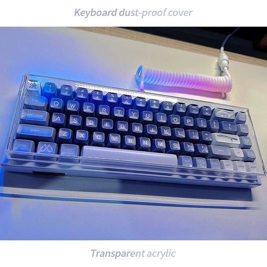 Acrylic Keyboard Clear Protector Case Mechanical Keyboard Dust Cover