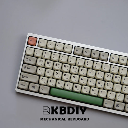 KBDiy KOA Profile Keycap GMK Style Retro 9009 Theme PBT Keycaps For