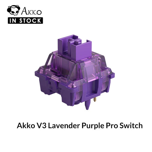 Akko V3 Pro Lavender Purple Switches 5 Pin 40gf Tactile Switch With