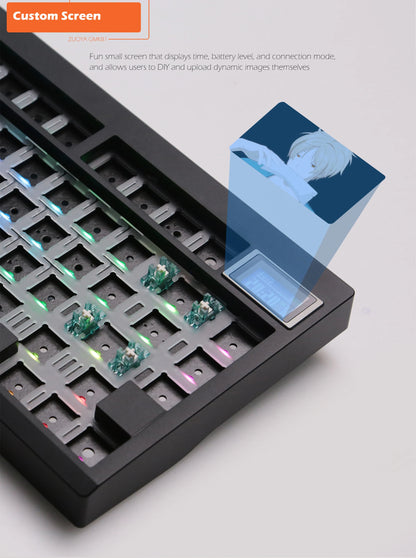 ZUOYA GMK81 Mechanical Keyboard Kit Hot-swappable Bluetooth 2.4G