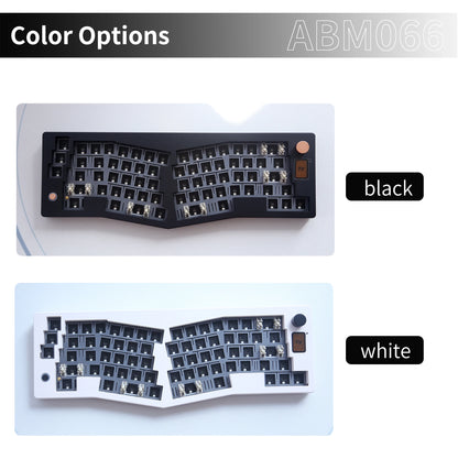 ABM066 Barebones Kit Alice-layout VIA-programmable Hot Swappable