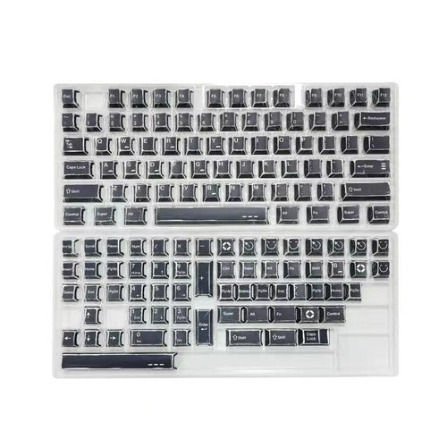 Comic Style Colorful Mixed Light Keycaps Original Factory Height 136