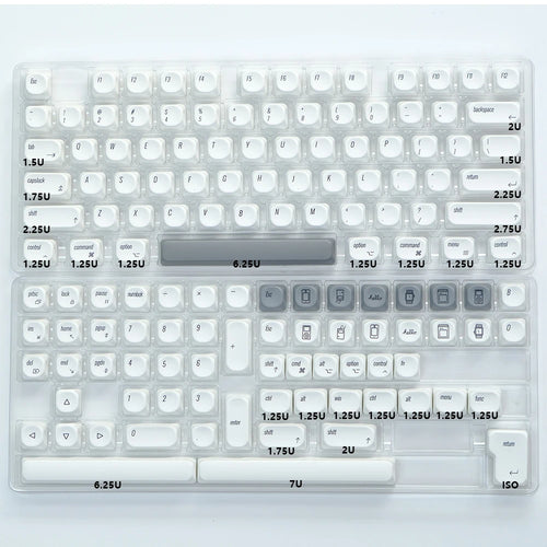 KBDiy KOA Profile Keycap GMK Style Retro 9009 Theme PBT Keycaps For