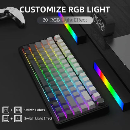 Attack Shark X85 2.4G Wireless Mechanical Keyboard,Bluetooth Tri-mode,