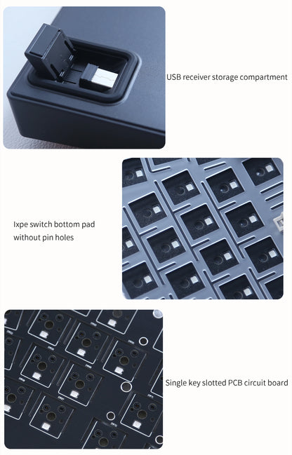 ABM066 Barebones Kit Alice-layout VIA-programmable Hot Swappable