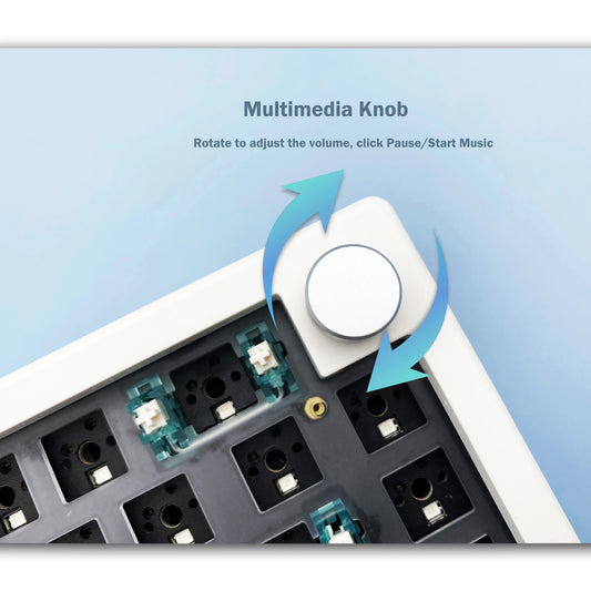 GMK67 65% Gasket Bluetooth 2.4G Wireless Hot-swappable Customized