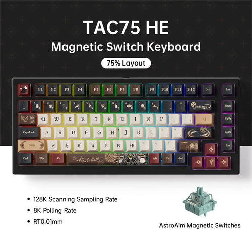 AKKO TAC75 HE Magnetic Switch Keyboard 75% Gaming Keyboards Rapid