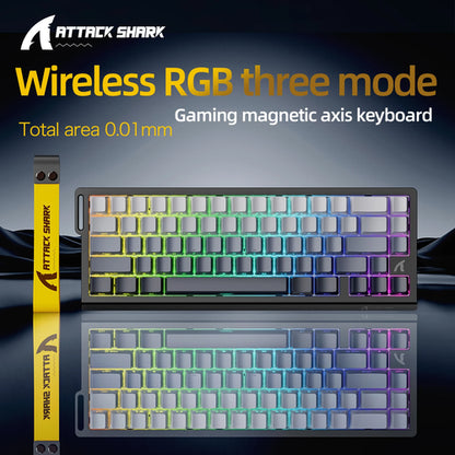 X68HE ATTACK SHARK Magnetic Gaming Keyboard Mechanical Wired for Pro
