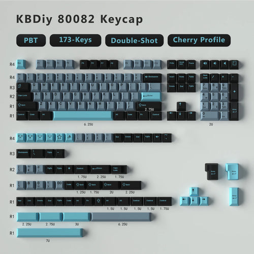 KBDiy GMK Keycap Double Shot GMK Olivia Shoko Jamon WOB Red Samurai