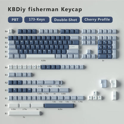 KBDiy GMK Keycap Double Shot GMK Olivia Shoko Jamon WOB Red Samurai
