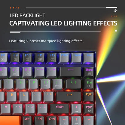 Machenike K500A-B84 Mechanical Keyboard 75% TKL Hot-Swappable Wired