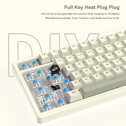 Ajazz AK992 Wired Mechanical Keyboard 98-Key Full Layout  Hot-Swap USB