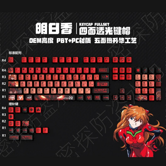 New Eva Rebuild Of Evangelion Anime Figure Four Sided Side Transparent