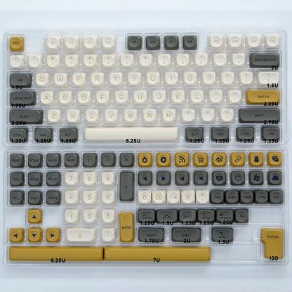 KBDiy KOA Profile Keycap GMK Style Retro 9009 Theme PBT Keycaps For