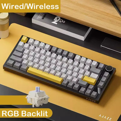 AJAZZ AK820/AK820Pro Mechanical Keyboard TFT Screen Multifunctional