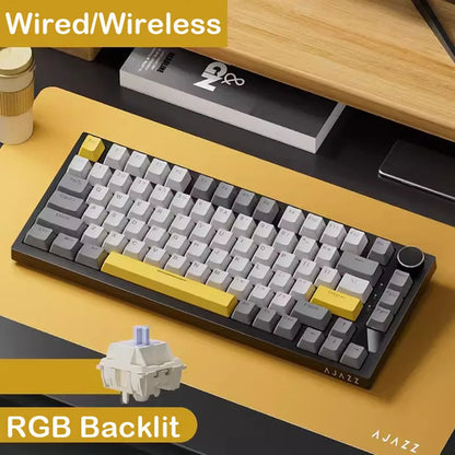 AJAZZ AK820/AK820Pro Mechanical Keyboard TFT Screen Multifunctional