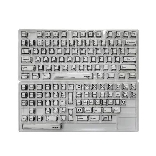 Comic Style Colorful Mixed Light Keycaps Original Factory Height 136