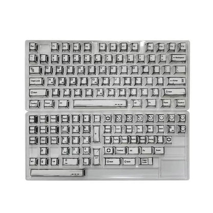 Comic Style Colorful Mixed Light Keycaps Original Factory Height 136