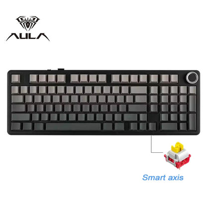 AULA F99PRO Gaming Mechanical Keyboard 99 Key Three Mode Wireless Hot
