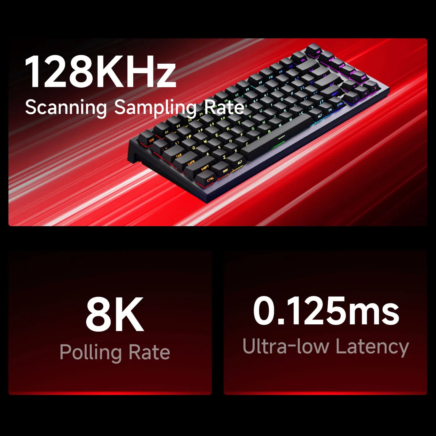 AKKO TAC75 HE Magnetic Switch Keyboard 75% Gaming Keyboards Rapid
