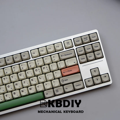 KBDiy KOA Profile Keycap GMK Style Retro 9009 Theme PBT Keycaps For