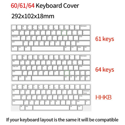 Acrylic Keyboard Clear Protector Case Mechanical Keyboard Dust Cover