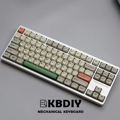 KBDiy KOA Profile Keycap GMK Style Retro 9009 Theme PBT Keycaps For