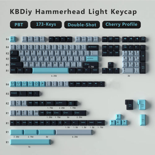 KBDiy GMK Keycap Double Shot GMK Olivia Shoko Jamon WOB Red Samurai