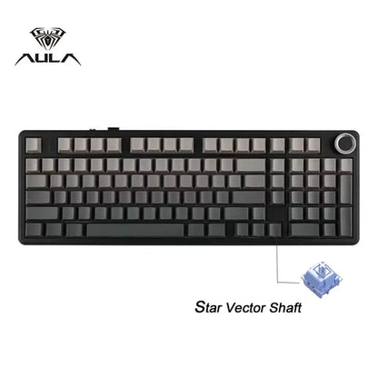 AULA F99PRO Gaming Mechanical Keyboard 99 Key Three Mode Wireless Hot