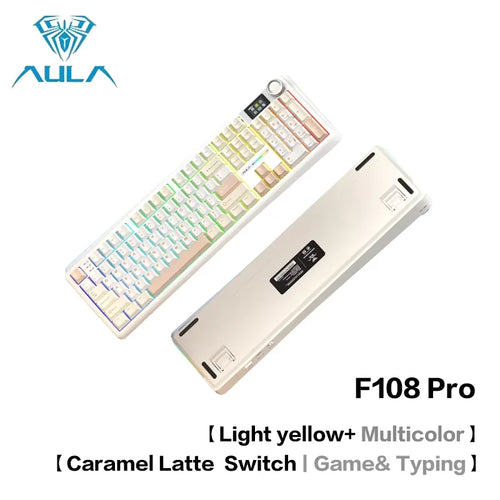 AULA F108 Pro Bluetooth 2.4G wired three-mode connection mechanical